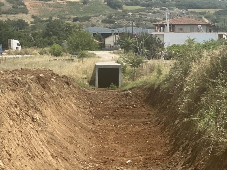 Αντιπλημμυρικά έργα σε κοινότητες του δήμου Κορινθίων
