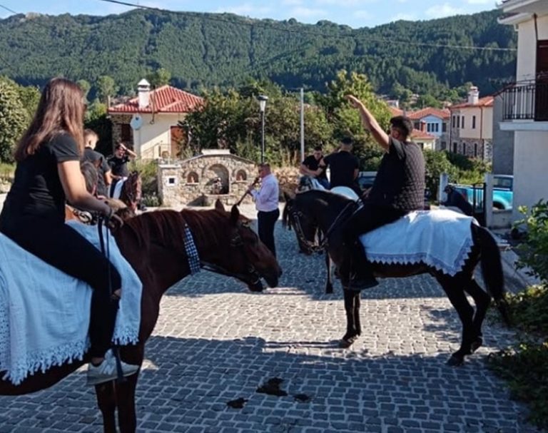 Εορδαία: Οι καβαλάρηδες της Βλάστης και ο Άγιος Παντελεήμων