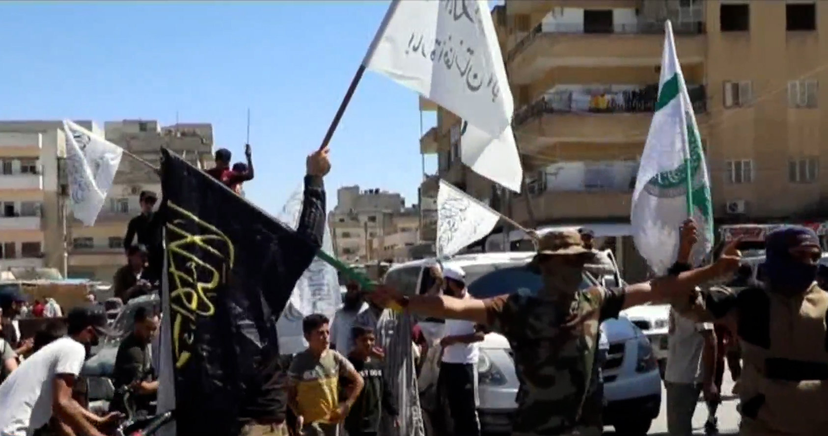 Ιντλίμπ: Διαδήλωση Σύρων τζιχαντιστών υπέρ των Ταλιμπάν