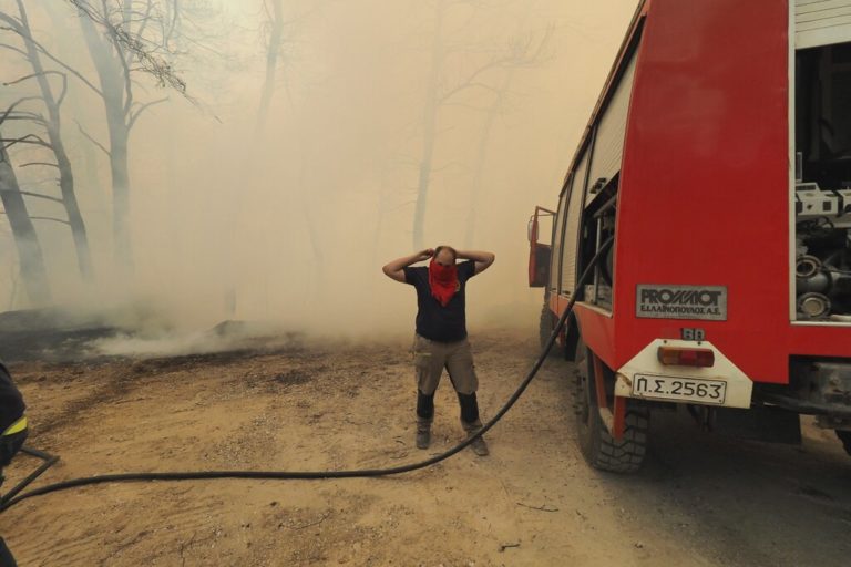 Δήμαρχος Μαντουδίου-Λίμνης-Αγίας Άννας: Εκατό χιλιάδες στρέμματα έγιναν στάχτη σε μία νύχτα – Η περίμετρος της φωτιάς είναι 100 χλμ. (video)