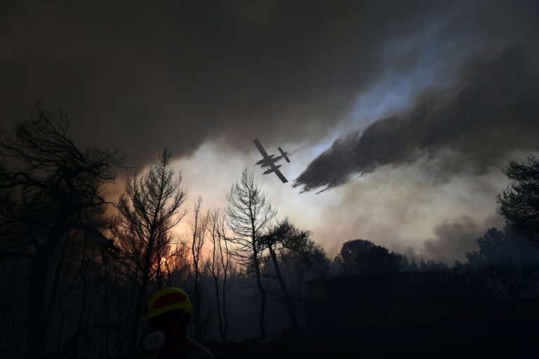 Συνελήφθη 43χρονος από τη Νέα Ιωνία για εμπρησμό στο Κρυονέρι (video)