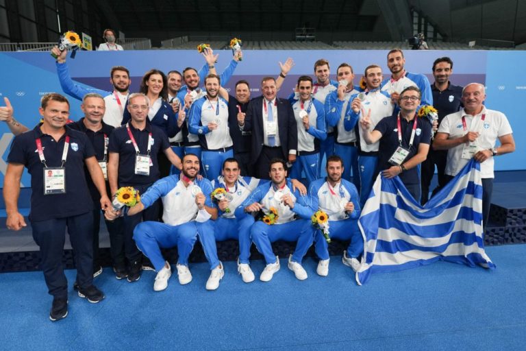 Χίος: Υποδοχή Χιωτών Ολυμπιονικών με ομάδα Υδατοσφαίρισης