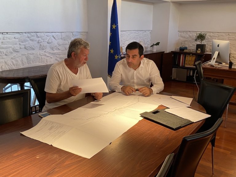 Συνεχίζονται τα έργα της Περιφέρειας Θεσσαλίας στη Σκιάθο