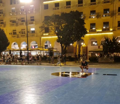 Τουρνουά CrossOver Basketball: Σε γήπεδο μπάσκετ μετατράπηκε η πλατεία Αριστοτέλους