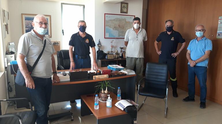 Ρέθυμνο: Επαφές με την Πυροσβεστική πραγματοποιεί το ΚΚΕ