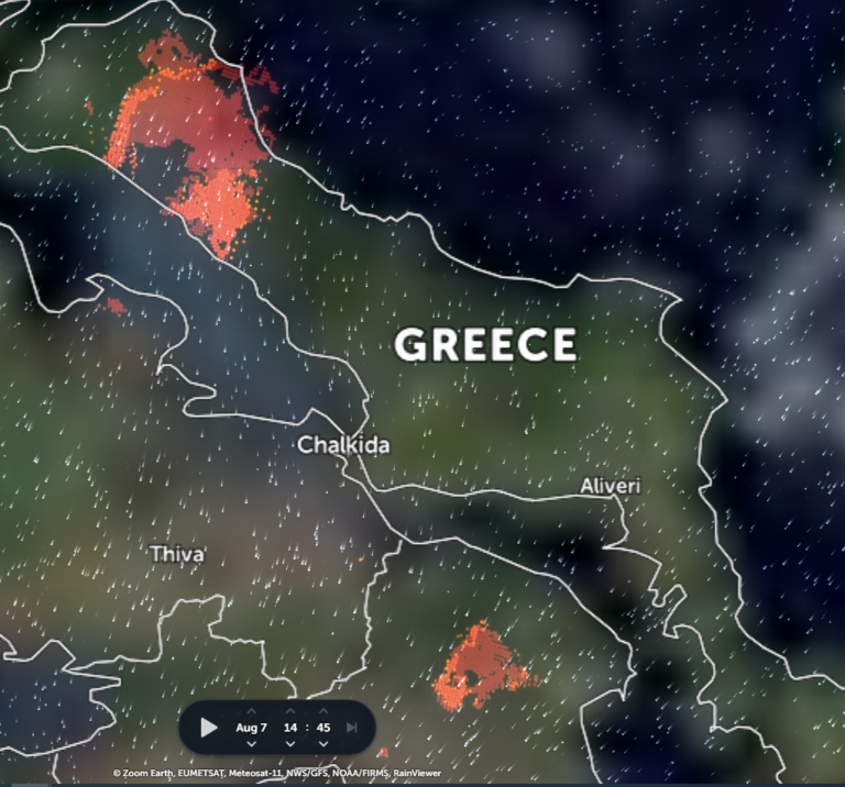 Στάχτη πάνω από 270.000 στρέμματα σε Αττική και Εύβοια (χάρτες)