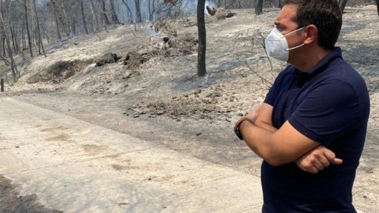 Τσίπρας και Γεννηματά στην πυρόπληκτη Ηλεία