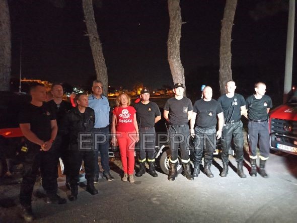 Σέρρες: Διανυκτέρευσαν στην πόλη των Σερρών οι Πολωνοί πυροσβέστες