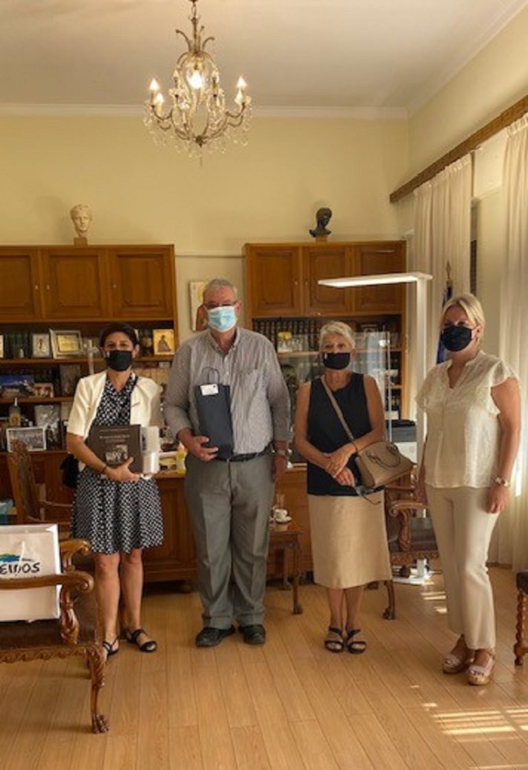 Στον περιφερειάρχη Ηπείρου η πρόξενος Γαλλίας στη Θεσσαλονίκη