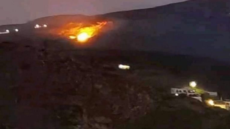 Πυρκαγιά στο Παρθένι δήμου Τρίπολης