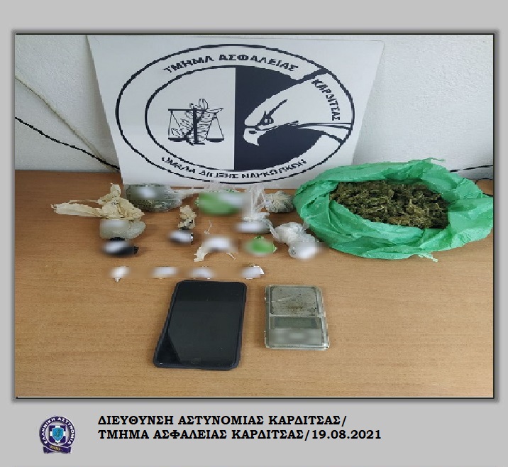 Σύλληψη στον Παλαμά Καρδίτσας για κάνναβη και κοκαϊνη