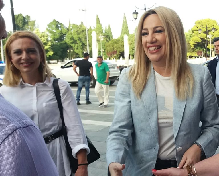 Στη Γορτυνία η πρόεδρος του Κινήματος Αλλαγής Φώφη Γεννηματά