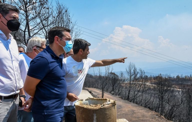 Τσίπρας από την Ηλεία: Το μέγεθος της καταστροφής υπερβαίνει κάθε εκτίμηση