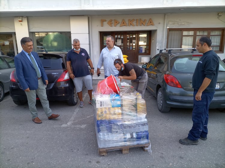 Δήμος Βισαλτίας: Παραδόθηκε η βοήθεια στους πυρόπληκτους της Β. Εύβοιας