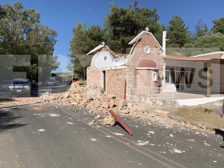 «Βομβαρδισμένο τοπίο» το Αρκαλοχώρι — Θλίψη για τον 65χρονο, 20 οι τραυματίες – Μήνυμα 112