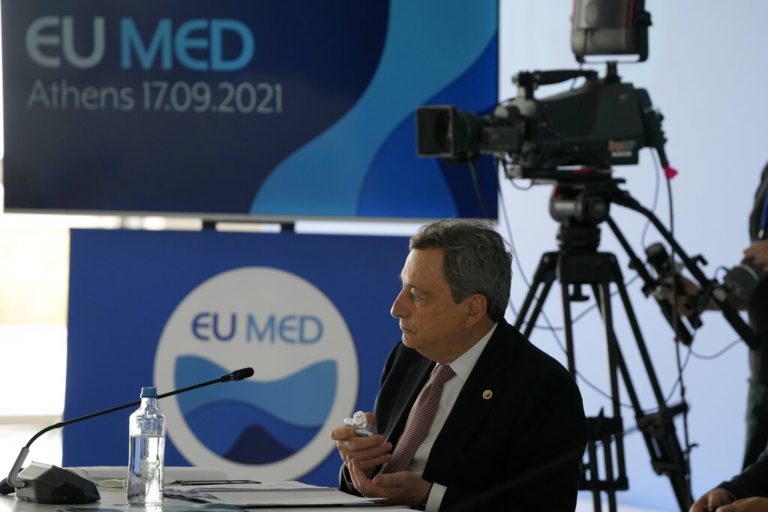 EU MED στην Αθήνα: Διμερής συνάντηση μεταξύ Κυριάκου Μητσοτάκη και Μάριο Ντράγκι