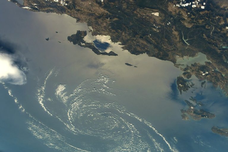 Η Κέρκυρα από το διάστημα – Η φωτογραφία του αστροναύτη Τομά Πεσκέ