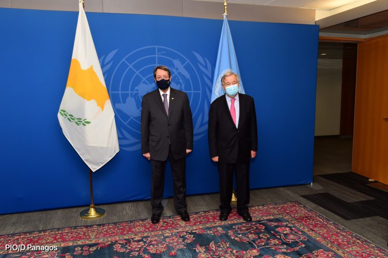 Κύπρος: Συνάντηση Ν. Αναστασιάδη με ΓΓ του ΟΗΕ στη Ν. Υόρκη