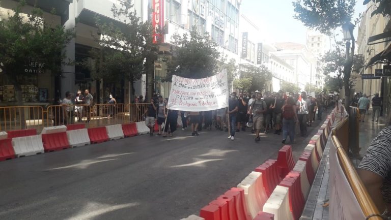 Πορεία στην Πάτρα για τα 8 χρόνια από τη δολοφονία του Π. Φύσσα