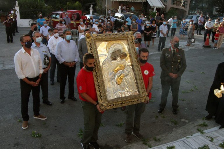 Την Εικόνα της Παναγίας Δημιοβίτισσας υποδέχθηκε η Καλαμάτα