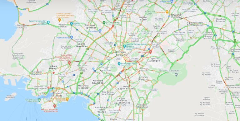 LIVE: Η κίνηση στους δρόμους τώρα – Συνεχής ενημέρωση