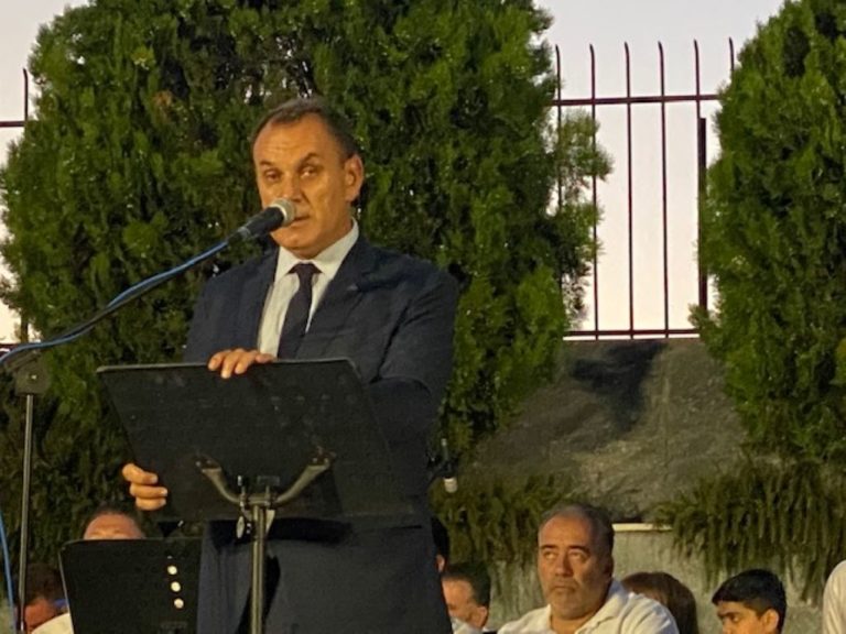 Σπάρτη: O Υπουργός Εθνικής Άμυνας Ν. Παναγιωτόπουλος στις εκδηλώσεις για τα 2500 χρόνια από τη Μάχη των Θερμοπυλών