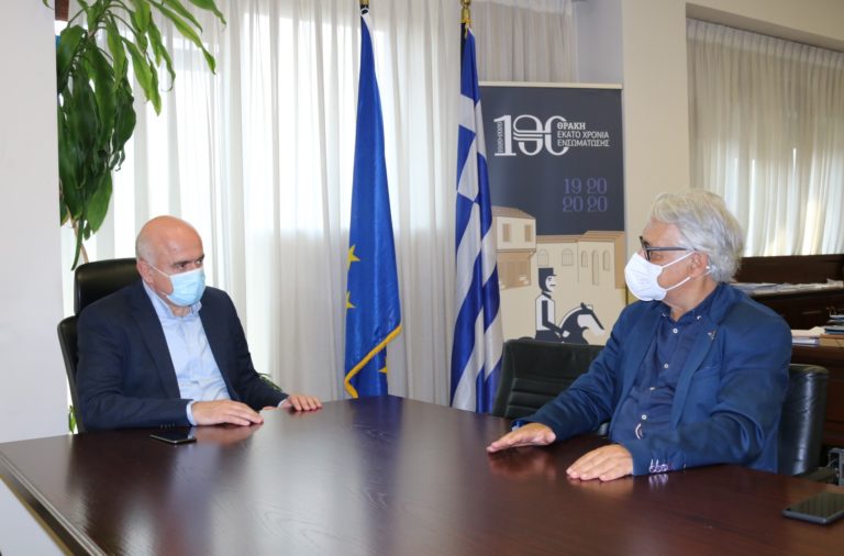 Κομοτηνή: Συνάντηση του Περιφερειάρχη Αν.Μ.Θ. με τον επικεφαλής των Οικολόγων Πρασίνων