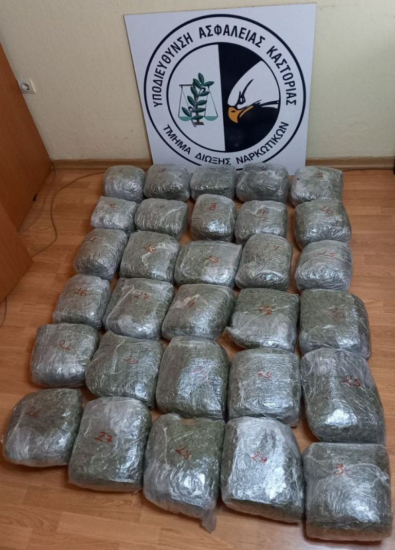 Καστοριά: Δύο συλλήψεις για διακίνηση ναρκωτικών