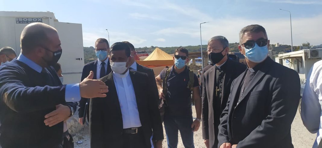 Αντιπροσωπεία από το Βατικανό στο ΚΥΤ Λέσβου για την επίσκεψη του Πάπα
