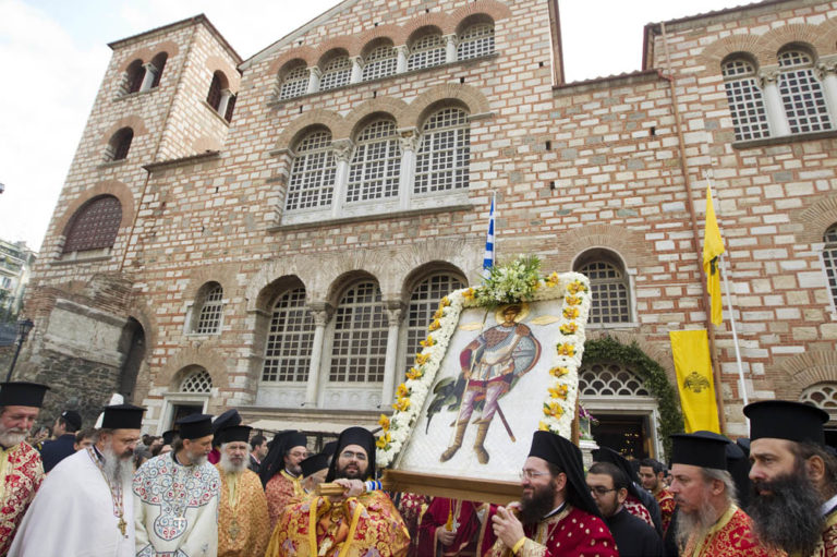 Θεσσαλονίκη: Κυκλοφοριακές ρυθμίσεις για την λιτανεία των εικόνων του Αγίου Δημητρίου και της Παναγίας “Πορταϊτίσσης”