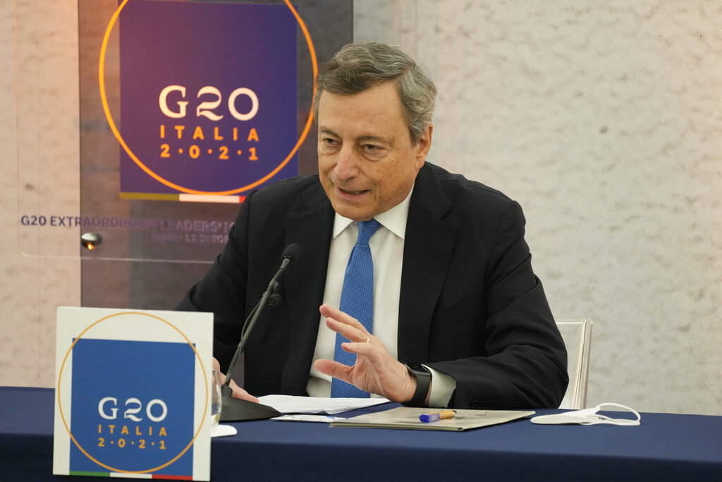 G20 Afghanistan – Mario Draghi: Δεν υπάρχει εναλλακτική στον διάλογο με τους Ταλιμπάν – Έχουν κριθεί για όσα έπραξαν, όχι για όσα είπαν