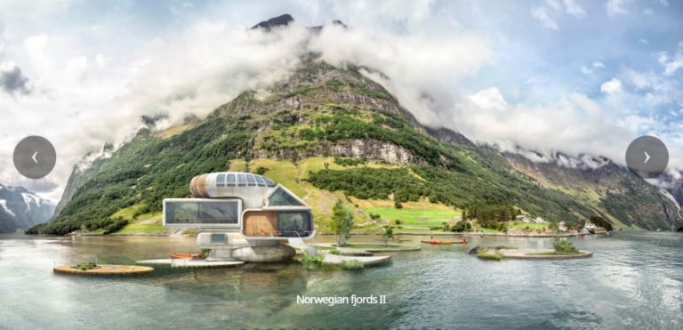 «Η Καλύβα του Βίτγκενσταϊν», αμφίβια καταλύματα στα νορβηγικά φιορδ