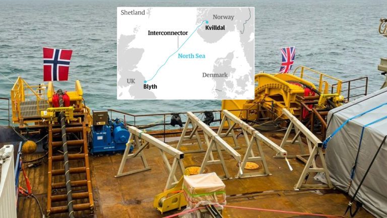 Βρετανία και Νορβηγία ενώνονται με ηλεκτρικό καλώδιο 720 χιλιομέτρων – Το μεγαλύτερο που έχει ποτέ χρησιμοποιηθεί