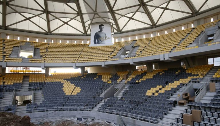 «Αγιά Σοφιά»: Σχηματίστηκε ο Δικέφαλος Αετός στο γήπεδο της ΑΕΚ (pic)