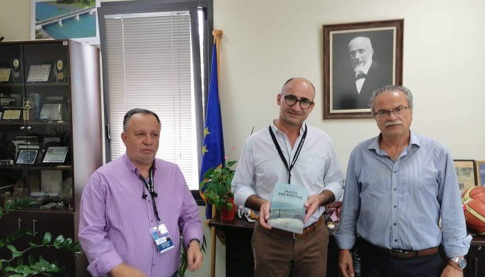 Συνάντηση Δημάρχου Πλατανιά με τον Δήμαρχο Δερυνείας Κύπρου