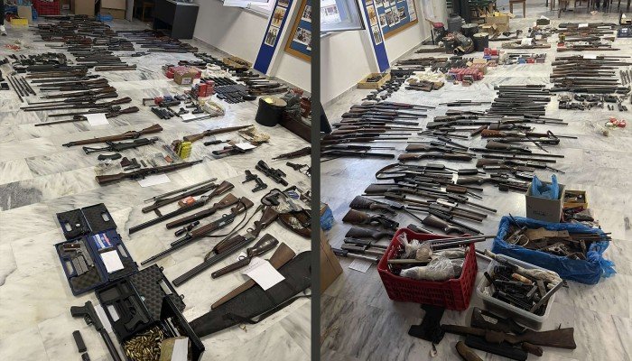 Εξαρθρώθηκε εγκληματική οργάνωση εμπορίας όπλων στα Χανιά