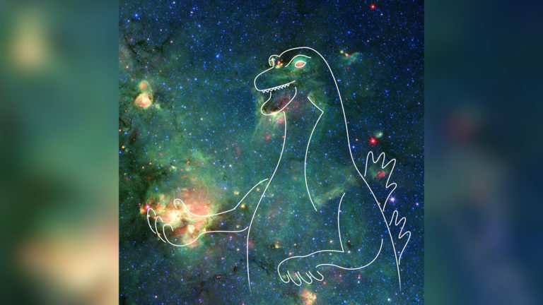 Αστρονόμος «είδε» τον Godzilla στο διάστημα – Πρόκειται για τυχαίο σχηματισμό, οφθαλμαπάτη ή και κάτι παραπάνω;