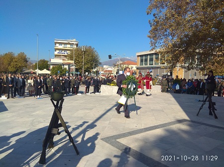 Δήμαρχος Κομοτηνής, Γ.Γκαράνης : Είμαστε ελεύθεροι και εθνικά ανεξάρτητοι χάρη στους αγώνες τους