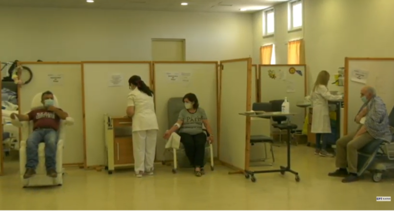 Η πορεία του εμβολιαστικού προγράμματος στη Λέσβο (βίντεο)