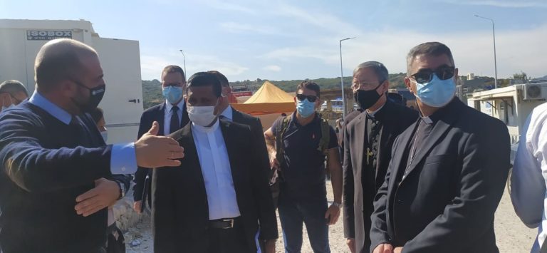 Αντιπροσωπεία από το Βατικανό στο ΚΥΤ Λέσβου για την επίσκεψη του Πάπα