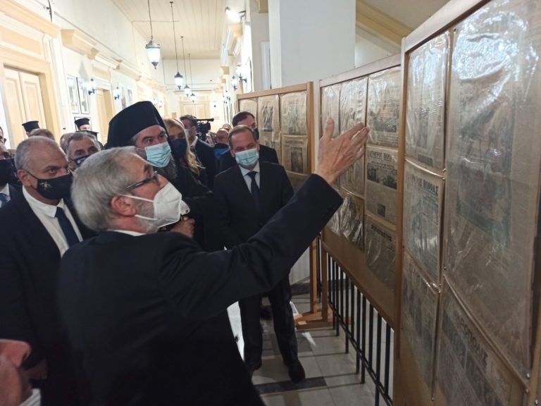 Σέρρες: Εγκαινιάστηκε η έκθεση «1821-2021 Διακόσια χρόνια από την Εθνεγερσία» του Β. Τζανακάρη