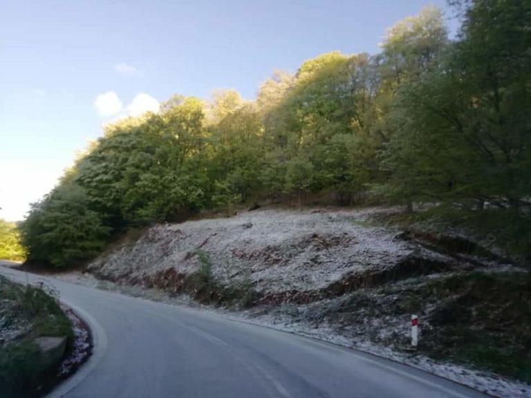 Στα “λευκά” η Δυτ. Μακεδονία: Πυκνή χιονόπτωση στη Φλώρινα – Κλειστά σχολεία