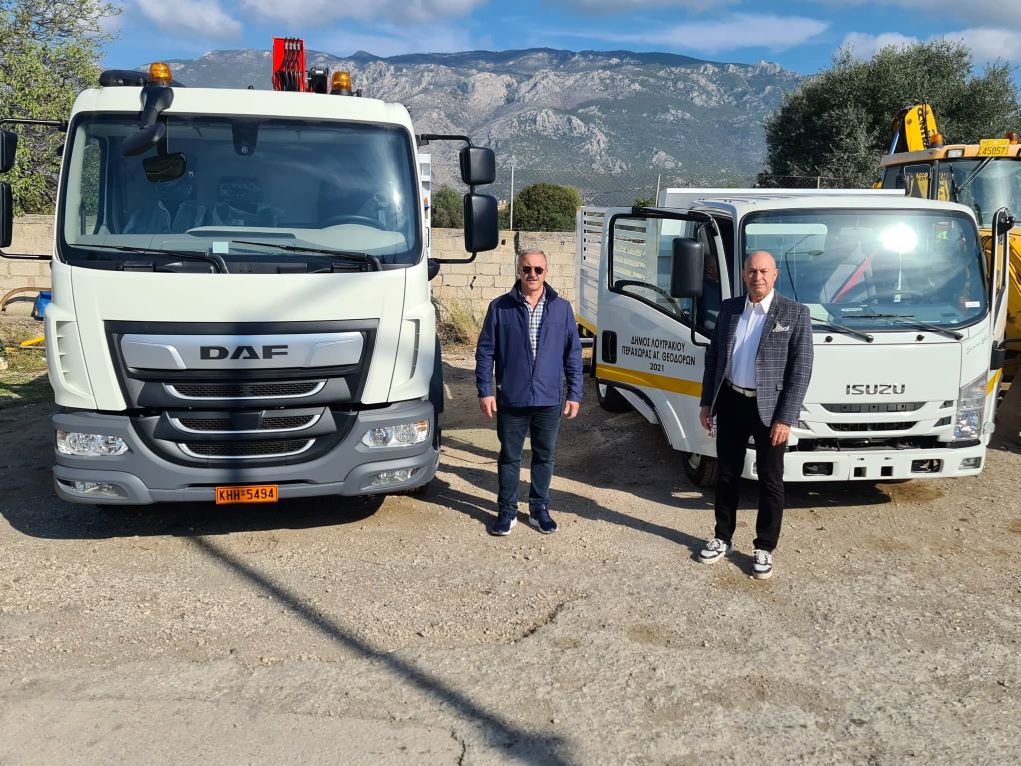 Λουτράκι: Προμήθεια φορτηγών για τις ανάγκες της καθαριότητας και του πρασίνου