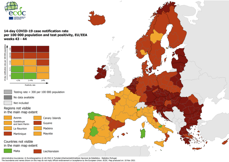 Δέκα χώρες της ΕΕ -και η Ελλάδα- σε «πολύ ανησυχητική» κατάσταση λέει το ECDC