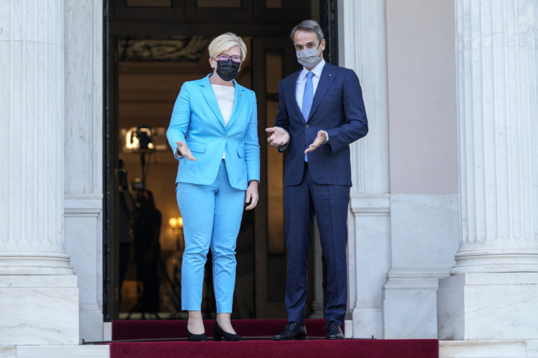 Τηλεφωνική επικοινωνία Μητσοτάκη με την Πρωθυπουργό της Λιθουανίας για το προσφυγικό – μεταναστευτικό