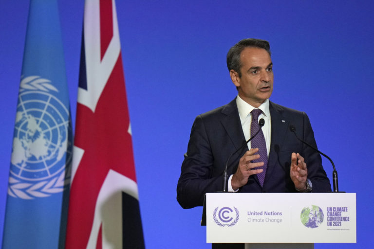 Μητσοτάκης για την κλιματική αλλαγή στη Διάσκεψη COP26: Η Ελλάδα θα έχει απαλλαγεί από τον λιγνίτη έως το 2028