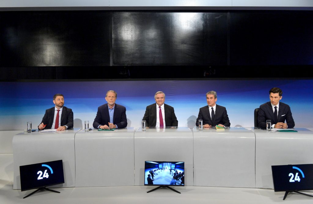 Live το debate των υποψηφίων του ΚΙΝΑΛ στην ΕΡΤ