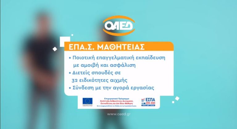 Σχολές Μαθητείας ΟΑΕΔ: Μέχρι τη Δευτέρα οι αιτήσεις για τους τομείς τουρισμού και φιλοξενίας – Σε ποιες πόλεις λειτουργούν