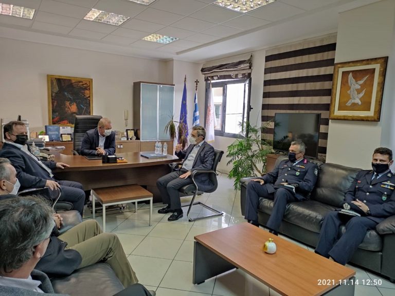 Συναντήσεις του Υφ. Προστασίας του Πολίτη Λευτέρη Οικονόμου στην Ηγουμενίτσα