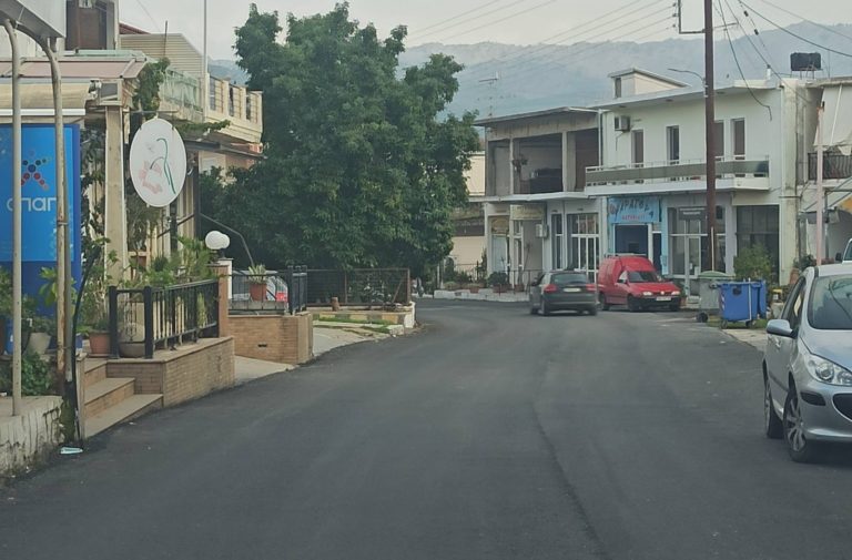 Ασφαλτόστρωση στις Κοινότητες Κουφού και Αλικιανού του Δήμου Πλατανιά